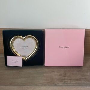 Kate Spade Gold Heart Photo Frame